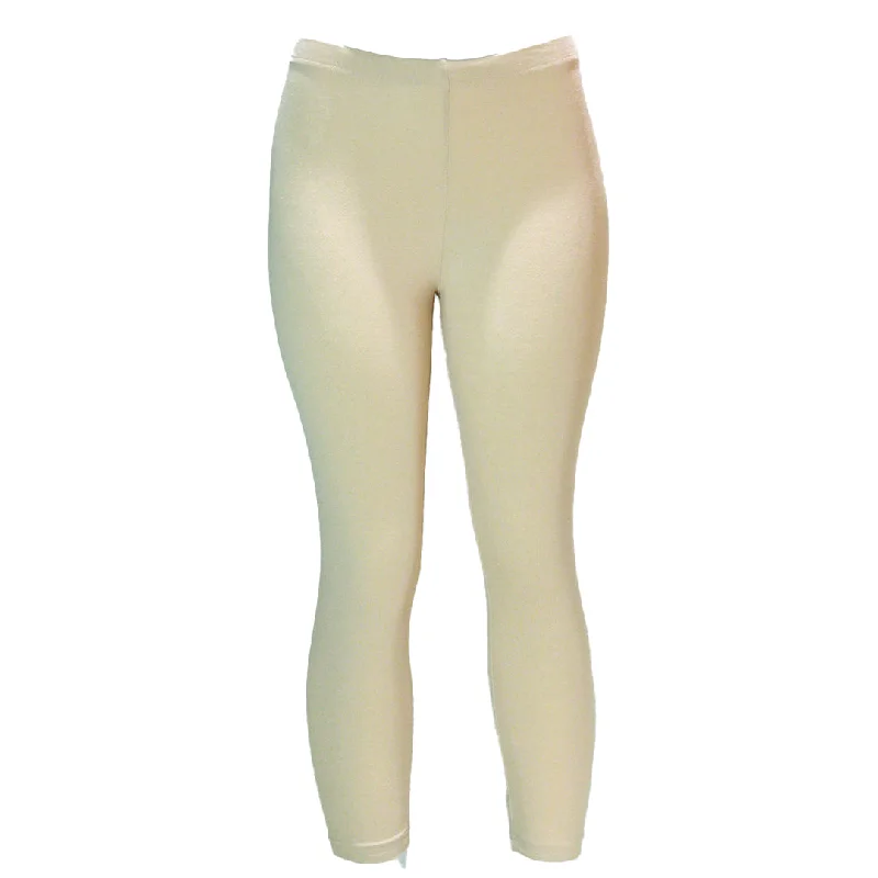 Tan Cropped Legging