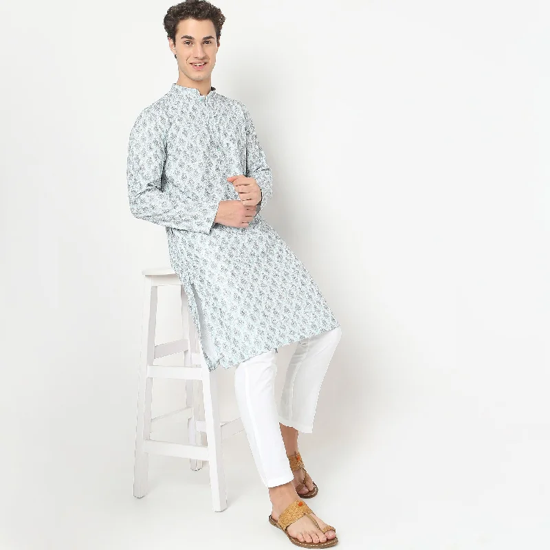 Regular Fit Printed Kurta