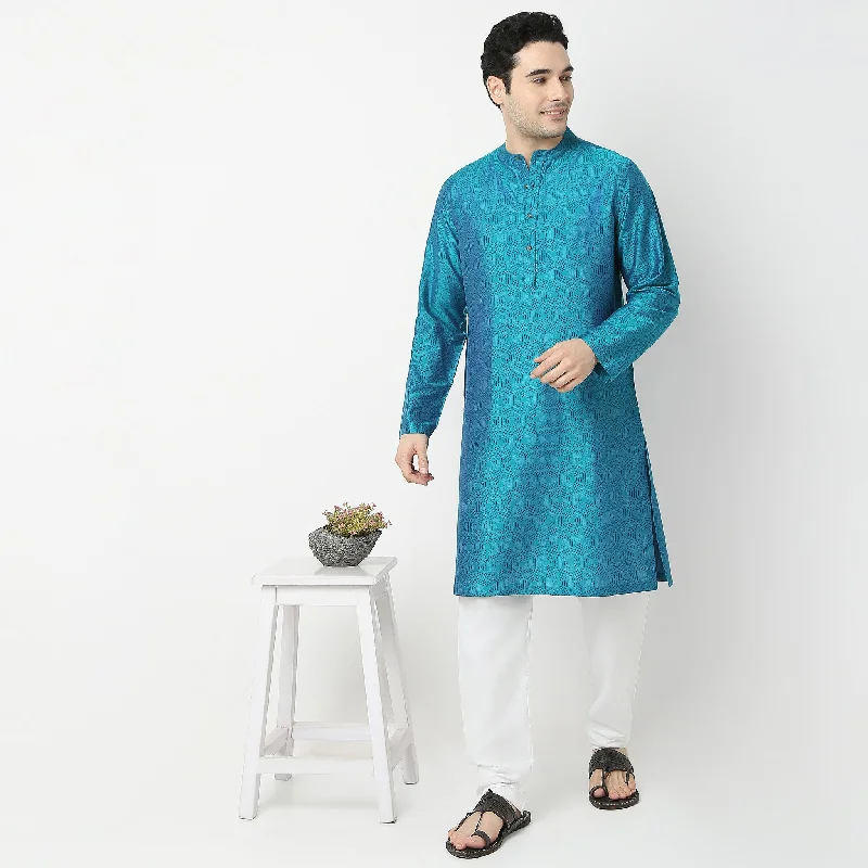 Regular Fit Printed Kurta