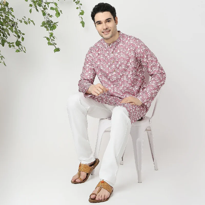 Regular Fit Printed Kurta