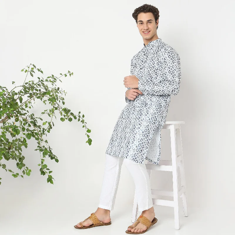 Regular Fit Printed Kurta