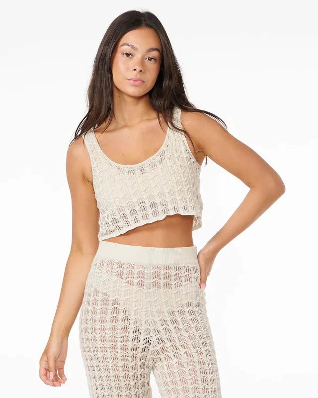 Santorini Sun Crochet Top