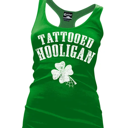 Tattooed Hooligan Women's Racer Back Tank Top