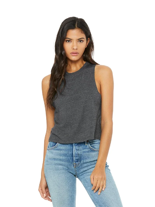 Bella+Canvas Ladies Racerback Cropped Tank