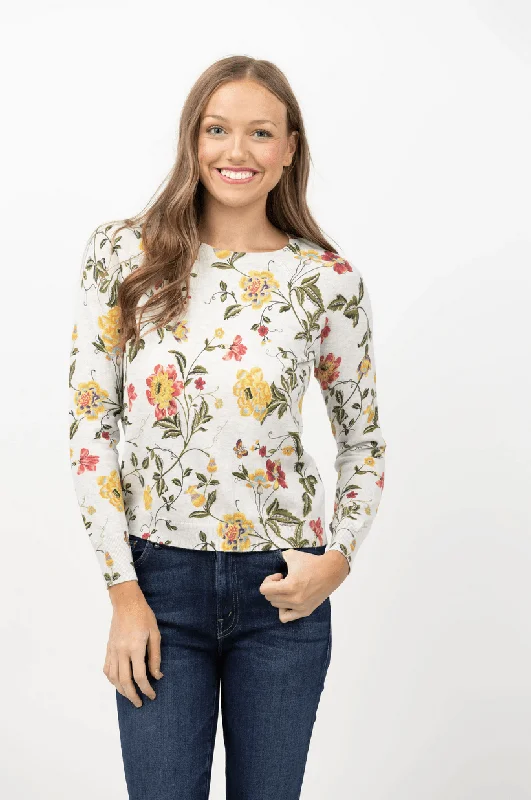 Floral Sweater