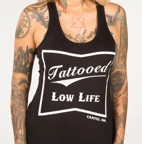 Tattooed Low Life Women's Racer Back Tank Top