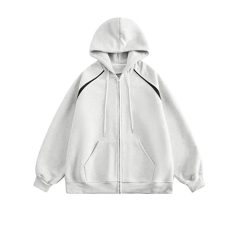 Classic Pockets Zip-Up Hoodie