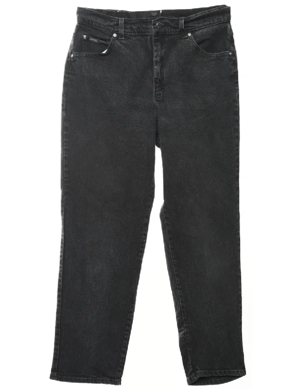 Black Tapered Jeans - W32 L28