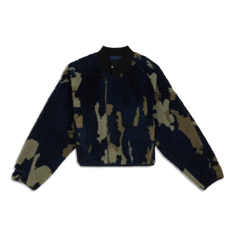 LAB W Fleece Bomber Jacket - Resale