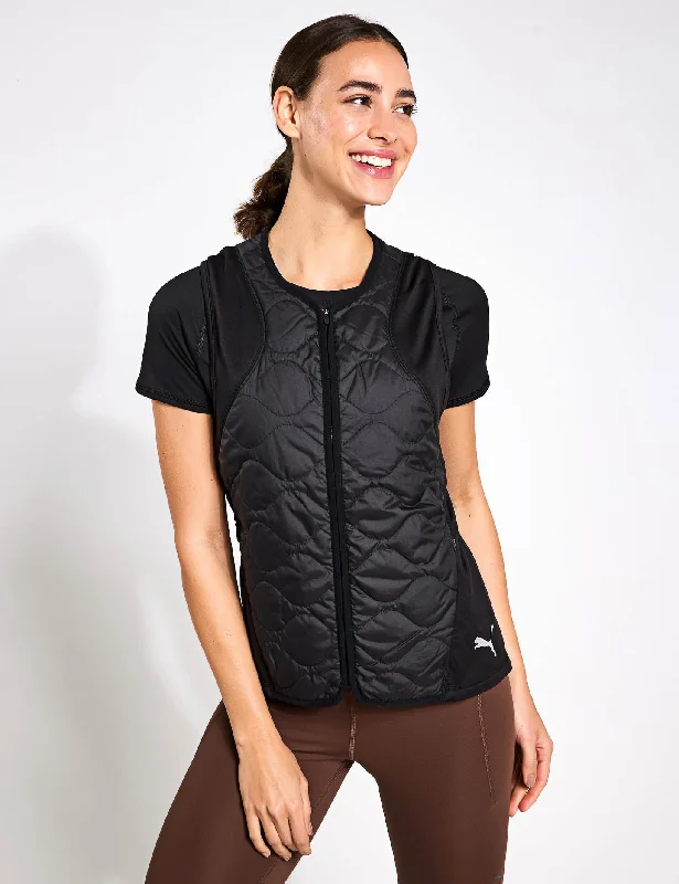 RUN CLOUDSPUN WRMLBL Padded Vest - Puma Black