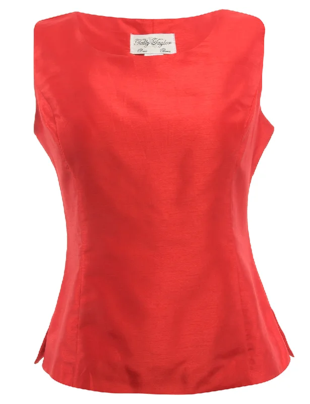 Sleeveless Party Top - M