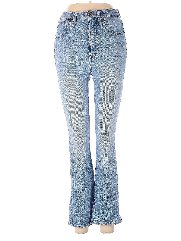 High-Rise Bootleg Jeans in Light Wash