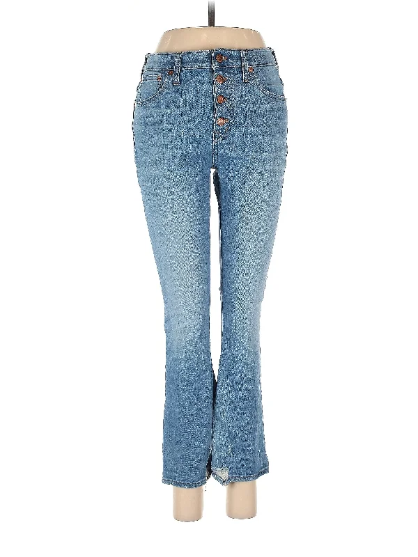 High-Rise Bootleg Jeans in Light Wash