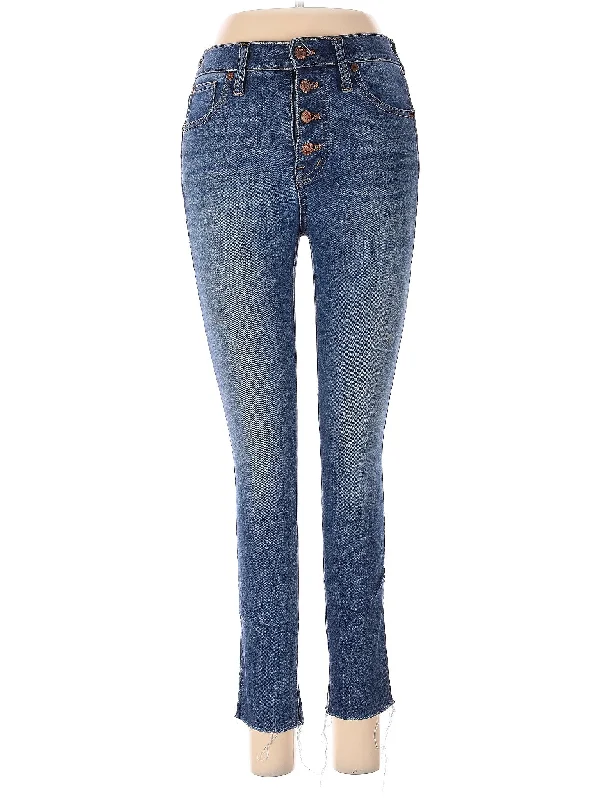 High-Rise Skinny Jeans in Medium Wash