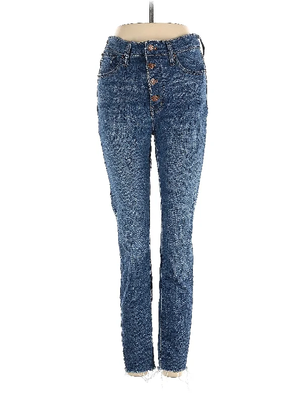 High-Rise Skinny Jeans in Medium Wash