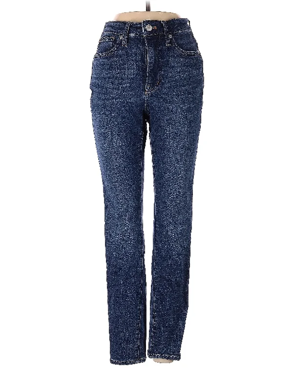 High-Rise Straight-leg Jeans in Dark Wash