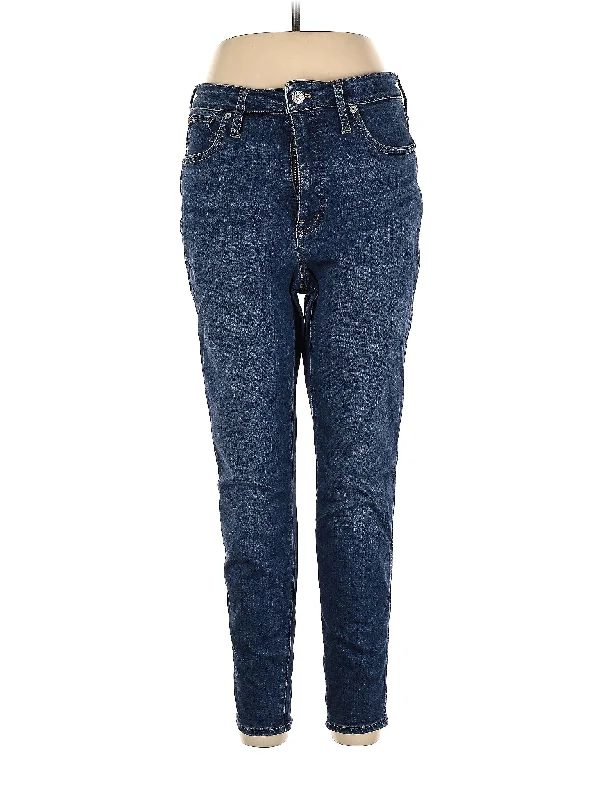 High-Rise Straight-leg Jeans in Dark Wash