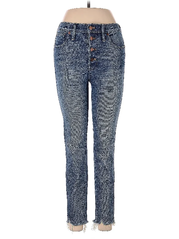 High-Rise Straight-leg Jeans in Medium Wash