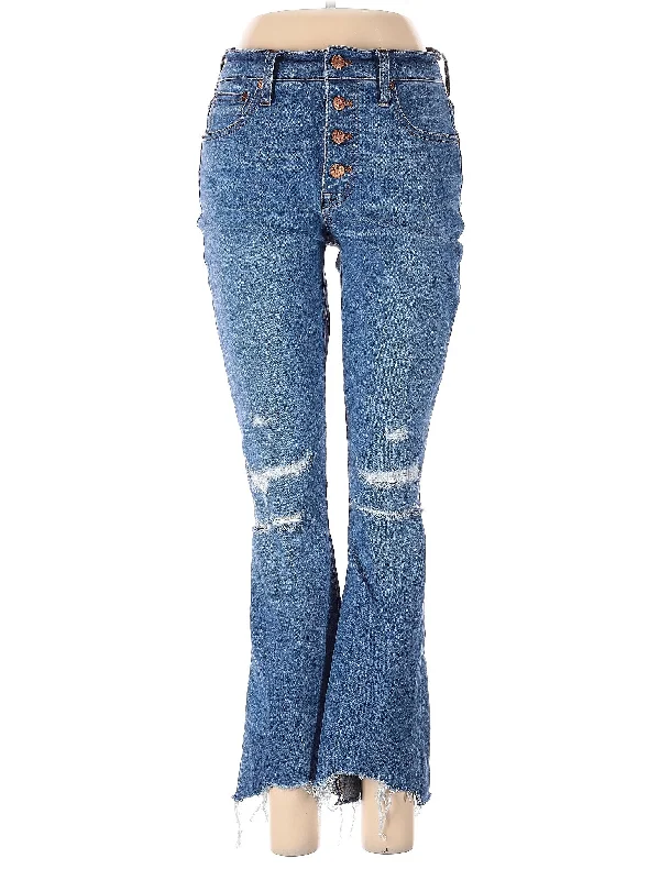 Mid-Rise Bootleg Jeans