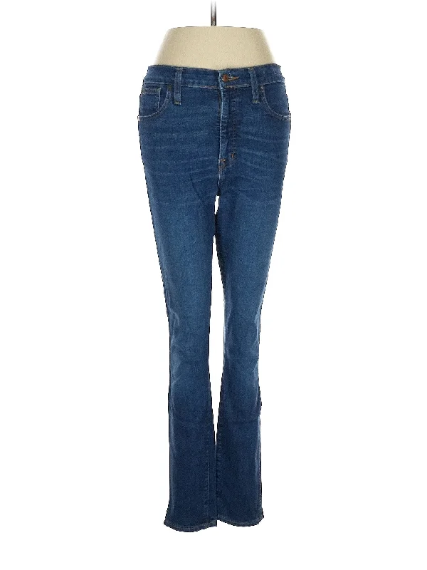 Mid-Rise Bootleg Jeans in Dark Wash