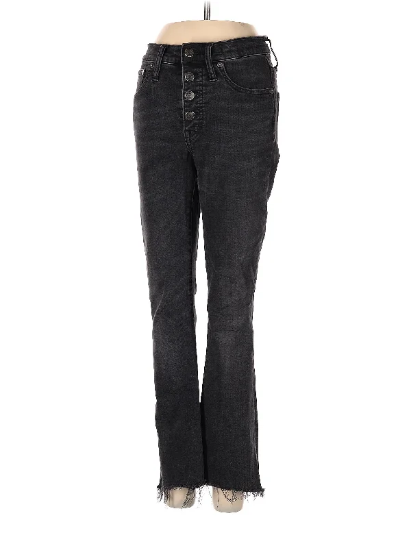 Mid-Rise Bootleg Jeans in Dark Wash