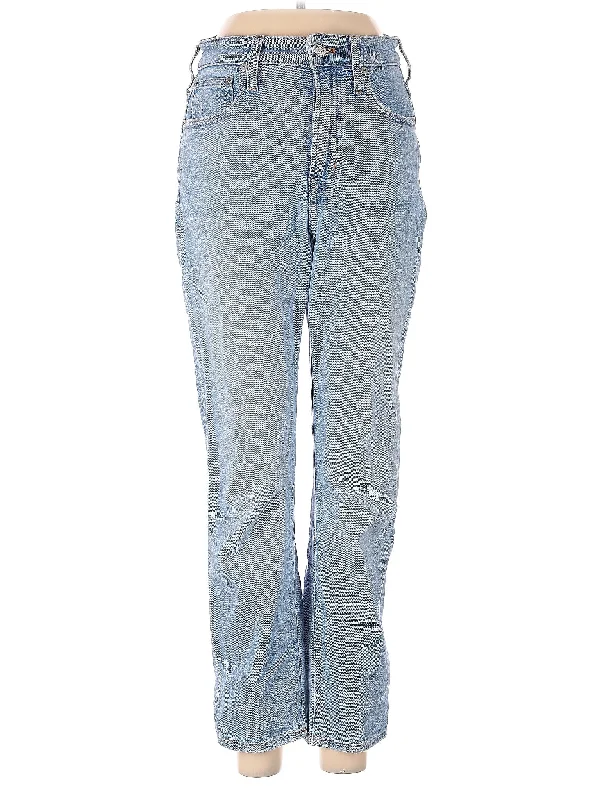 Mid-Rise Bootleg Jeans in Light Wash