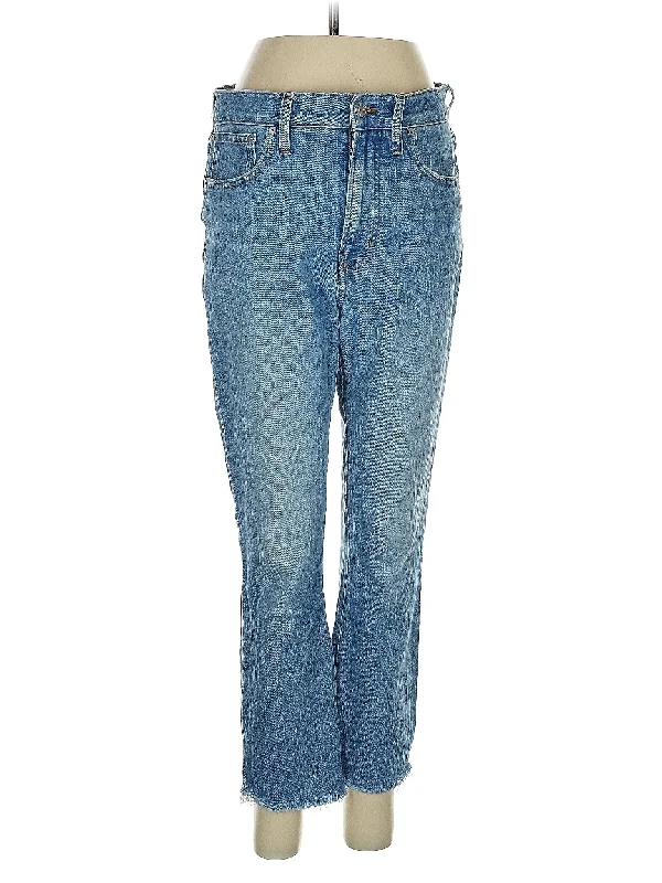 Mid-Rise Bootleg Jeans in Medium Wash