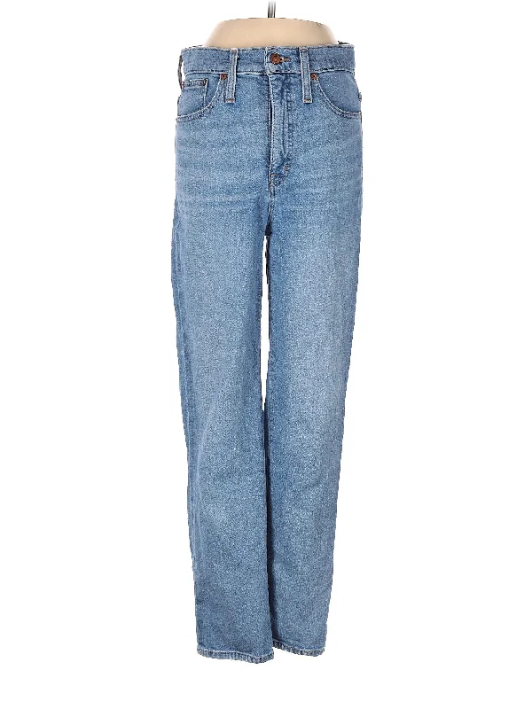 Mid-Rise Wide-leg Jeans in Light Wash