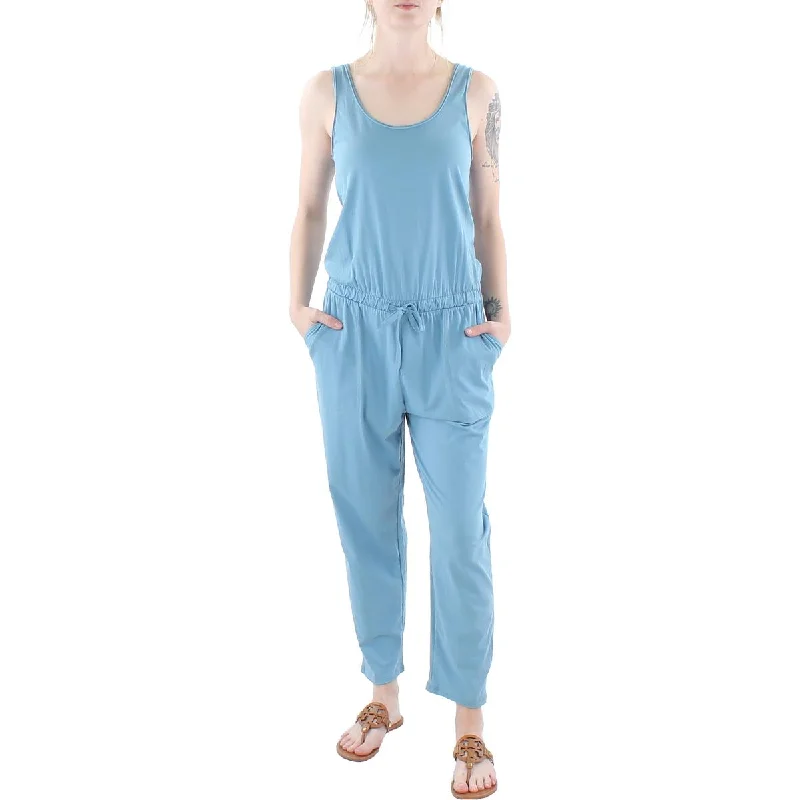 ATM Womens Knit Sleeveless Jumpsuit