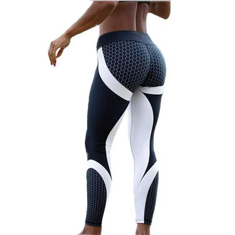 Mesh Print Leggings