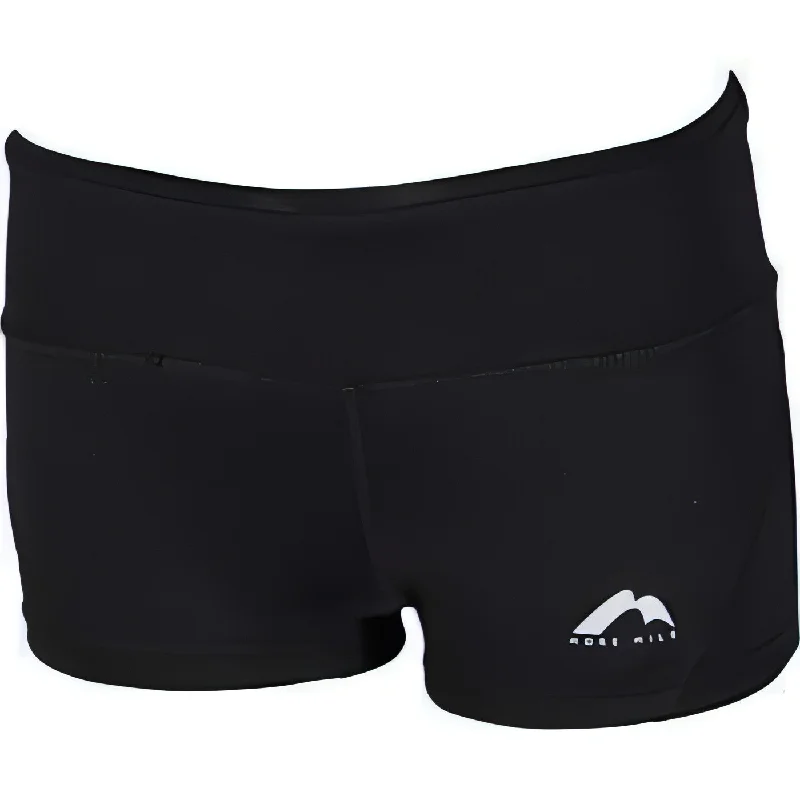 More Mile More-Tech Womens Boy Running Shorts - Black