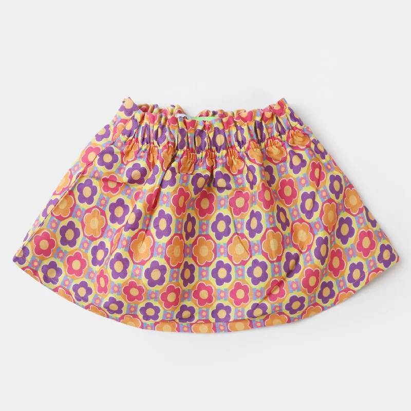 Infant Girls Casual Short Skirt - Multi