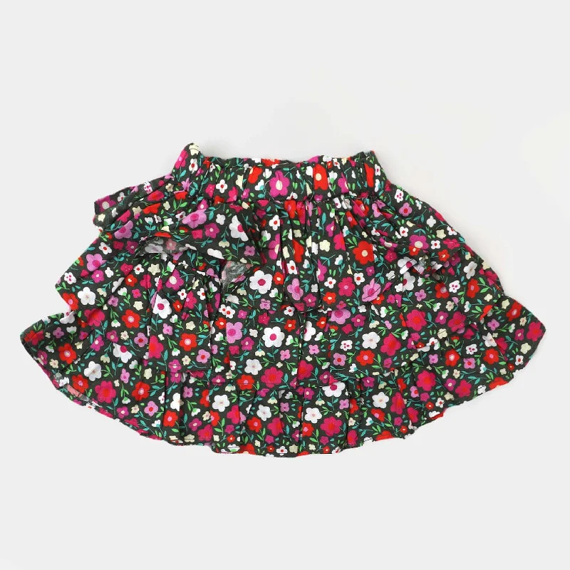 Infant Girls Casual Skirt Flowers - Multi