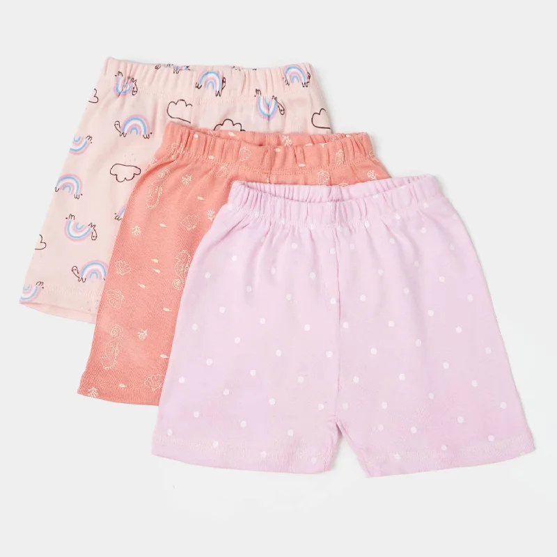 Infant Girls Short 3Pcs Sea Life - Multi