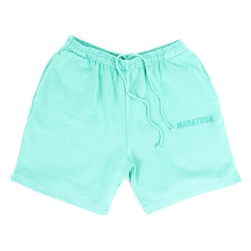 Marathon Leisure Tonal Sweat Shorts - Teal