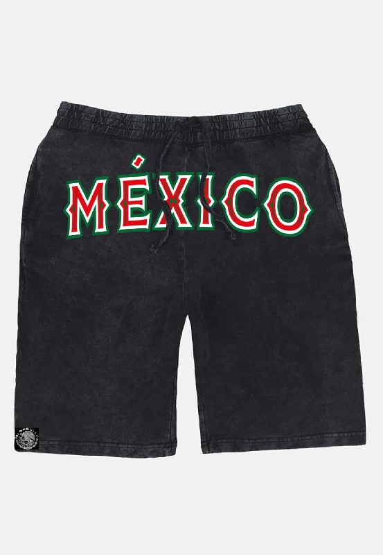 MÉXICO VINTAGE BLACK SHORTS