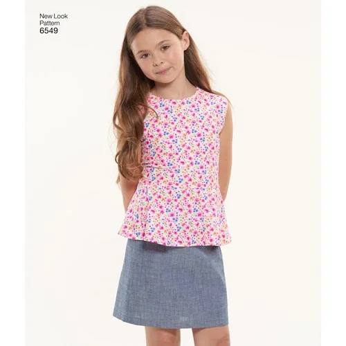 New Look Child Top, Skirt & Trousers N6549