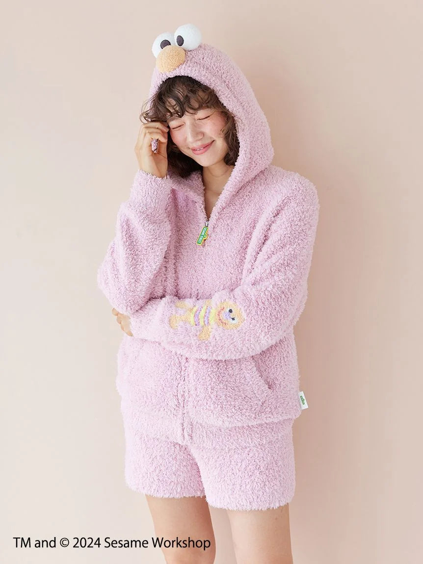 【SESAME STREET】 Elmo Hoodie and Shorts Set