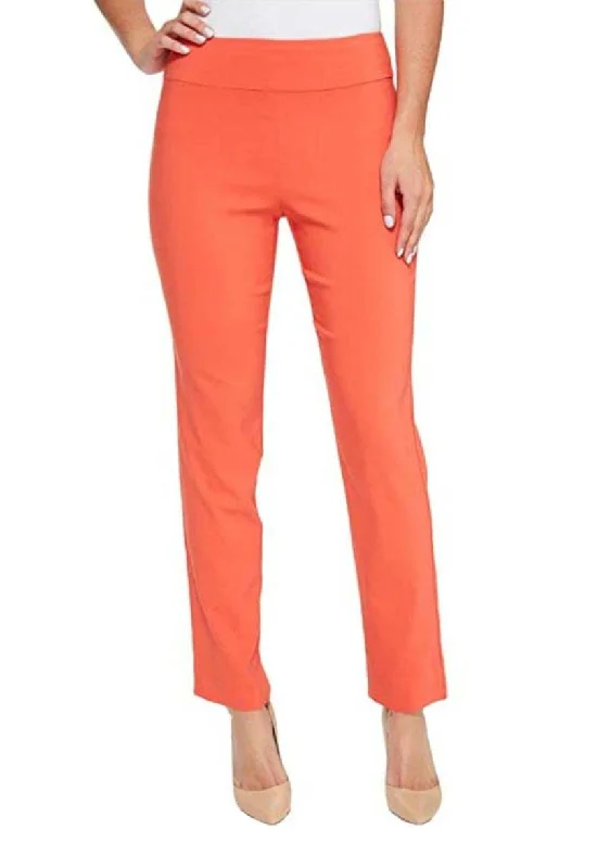 Krazy Larry Tangerine Pull-On Ankle Pants